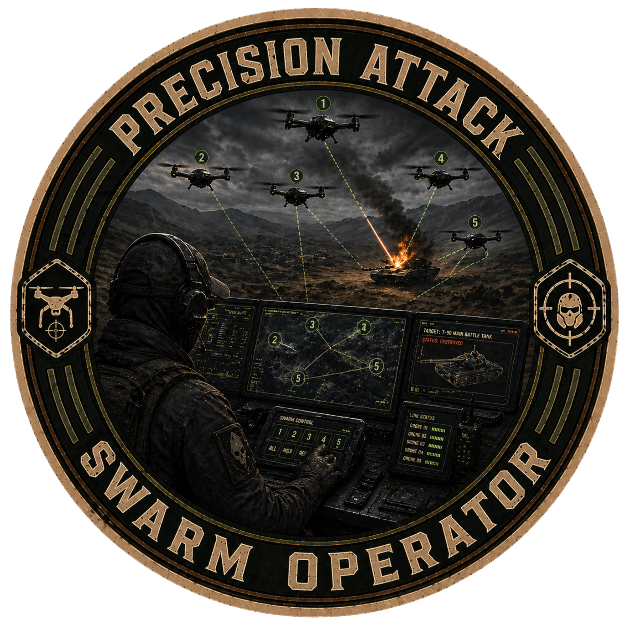 Precision Attack Swarm Operator